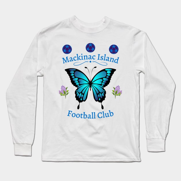 Mackinac Island Football Club Long Sleeve T-Shirt by Great Lakes ShirtWorks